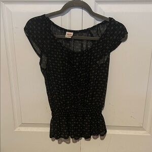 Mossimo Supply Co. Black Star Blouse